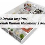 10 Desain Inspirasi Denah Rumah Minimalis 2 Kamar